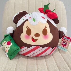 NEW Disney Store Official Minnie Mouse Munchlings‎ Plushie 15” Medium Christmas